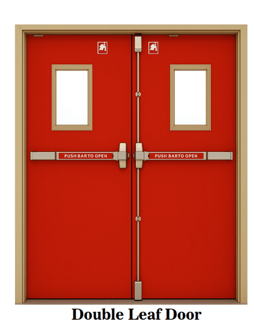 Fire Rated Metal Door — Double Leaf
